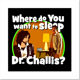 Where do you want to sleep Dr. Challis? Posters and Art